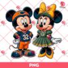 Minnie Green Bay Packers And Mickey Chicago Bears PNG, Disney Mouse NFL Football PNG