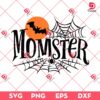 Momster SVG PNG EPS DXF, Retro Momster Halloween SVG EPS DXF PNG