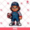 New England Patriots NFL Chucky Player PNG, Horror Character Football PNG