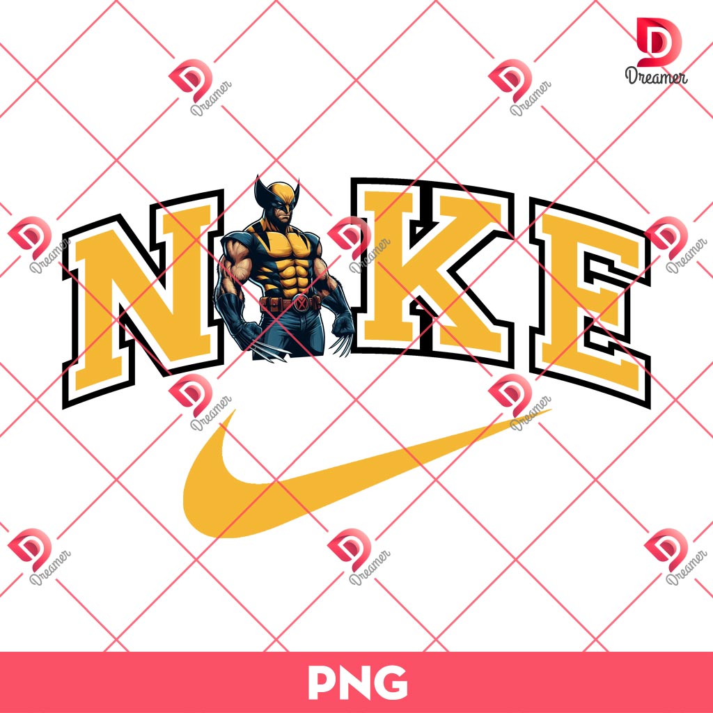 Nike Wolverine PNG, Deadpool And Wolverine PNG, Marvel Superhero Wolverine PNG
