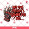 One Two Freddy's Coming For You PNG, Scary Killer Halloween PNG, Horror Characters PNG