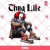 Pennywise Thug Life PNG, Horror Killer Halloween PNG