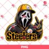 Pittsburgh Steelers Ghostface PNG, Horror Characters NFL Football PNG