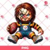 Pittsburgh Steelers NFL Chucky Player PNG, Horror Character Football PNG
