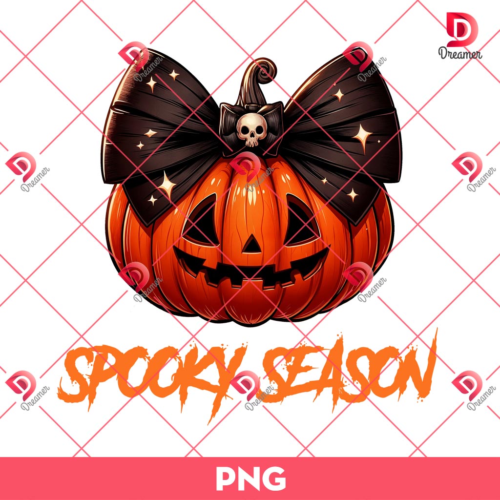 Pumpkin Coquette Halloween PNG, Spooky Season PNG, Pumpkin Halloween PNG