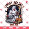 Spooky Readers Social Club PNG, Ghost Readers Book PNG, Ghost Pumpkin Halloween PNG