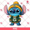 Stitch Green Bay Packers PNG, Stitch NFL Football PNG