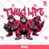 Thug Life Horror Killers Halloween PNG, Retro Halloween Thug Life PNG, Horror Movie Characters PNG