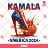 Vote Blue Vote Kamala PNG, High Heels America Flag PNG, Kamala Harris PNG