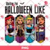 Waiting For Halloween Like Cartoon Movie Characters PNG, Disney Princess Halloween PNG