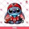 Atlanta Falcons Stitch PNG, Lilo And Stitch NFL Football PNG, Stitch Sport Football Fan PNG