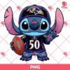 Baltimore Ravens Stitch PNG, Lilo And Stitch NFL Football PNG, Stitch Sport Football Fan PNG