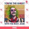 Beetlejuice You Are The Ghost With The Most PNG, Horror Movie Character PNG, Halloween PNG