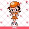 Betty Boop Tennessee Volunteers PNG, Betty Boop Vols PNG