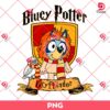 Bluey Potter PNG, Bluey Gryffindor PNG, Harry Potter Bluey PNG