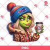 Buffalo Bills Boujee Grinch Girl PNG, Grinch Girl NFL Football PNG, Grinchmas PNG