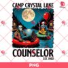 Camp Crystal Lake Counselor EST 1980 PNG, Horror Killers Halloween PNG, Jason Voorhees And Pennywise PNG