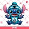 Carolina Panthers Stitch PNG, Stitch NFL Football PNG