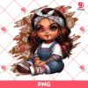 Chicana Horror Chucky PNG, Chicana Halloween Horror Killers PNG