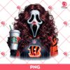 Cincinnati Bengals Mama Ghostface PNG, Mom Horror Ghostface NFL Football PNG