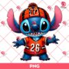 Cincinnati Bengals Stitch PNG, Lilo And Stitch NFL Football PNG, Stitch Sport Football Fan PNG