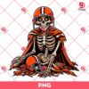 Cleveland Brown Skeleton Player PNG, Skeleton Football PNG