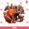Cleveland Browns NFL Helmet PNG, Smoke Helmet NFL Football Teams PNG