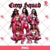 Creep Squad Pink Horror Killers PNG, Horror Killers Ladies Halloween PNG, Thug Life Horror PNG