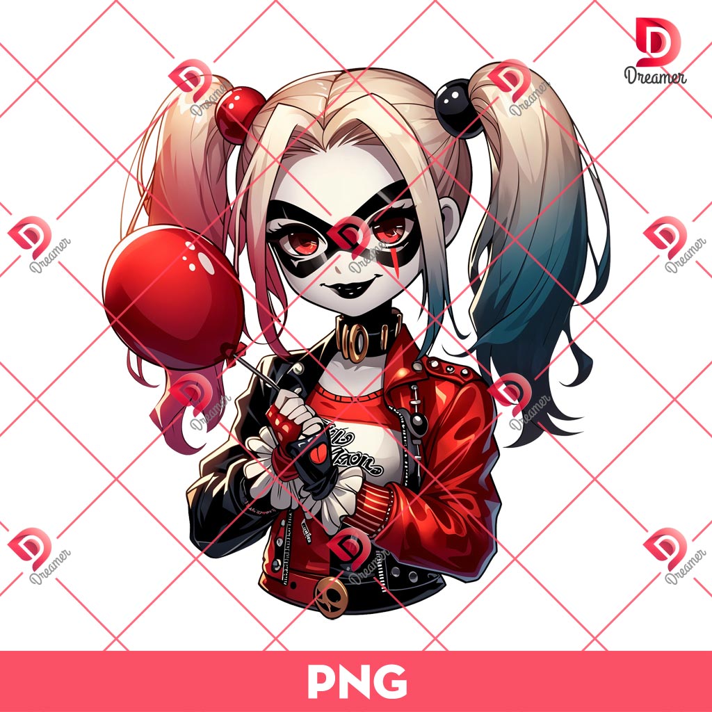 Cute Harley Quinn PNG, Joker And Harley Quinn PNG