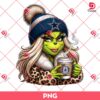 Dallas Cowboys Boujee Grinch Girl PNG, Grinch Girl NFL Football PNG, Grinchmas PNG