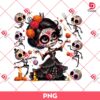 Dancing Catrina PNG, Chicana Halloween PNG