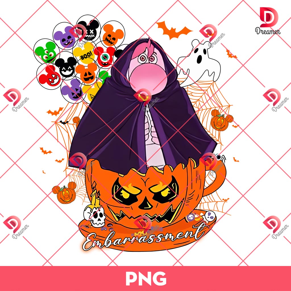 Embarassment Halloween PNG, Inside Out 2 Characters Halloween PNG
