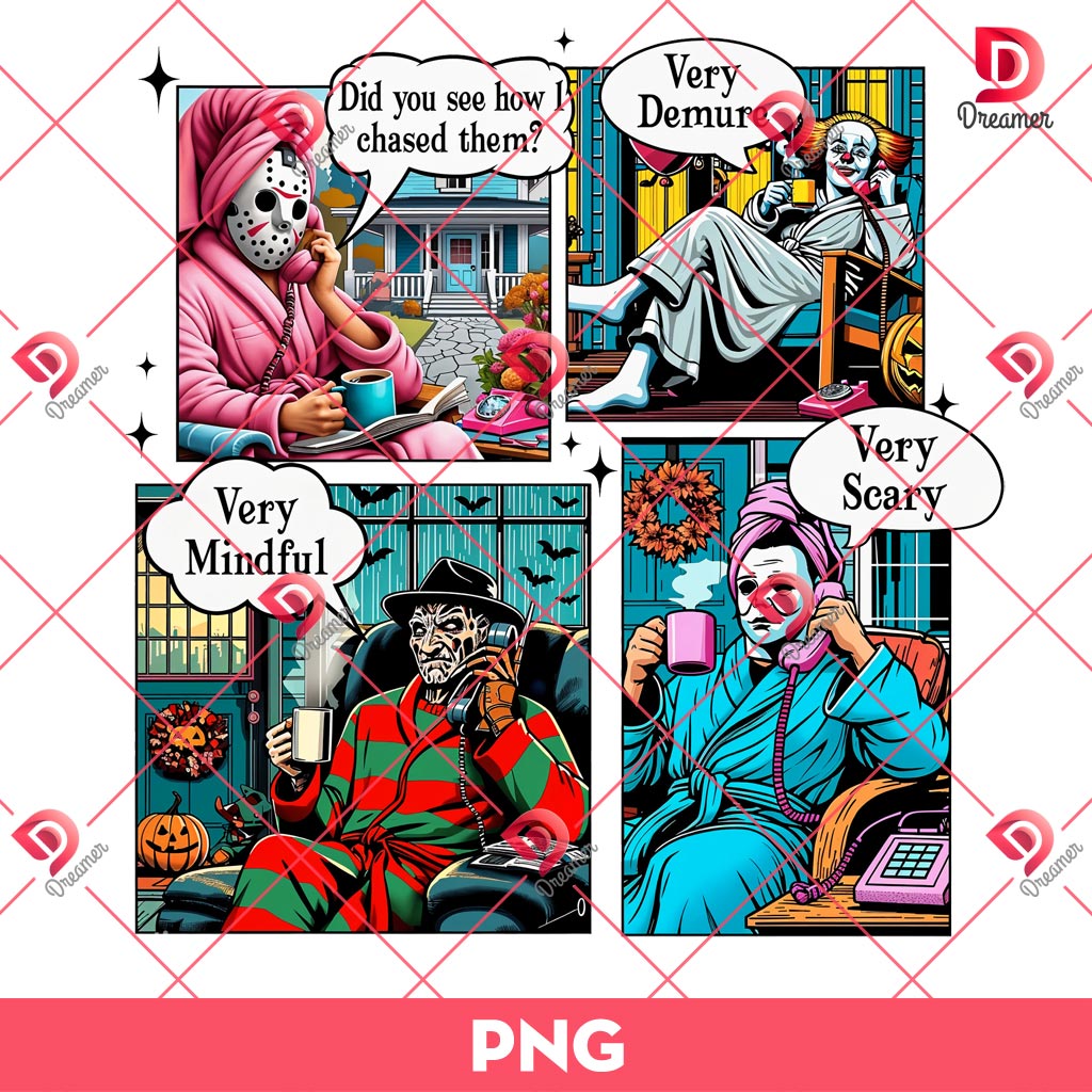 Funny Scary Movies Halloween Did You See PNG, Funny Horror Characters Halloween PNG