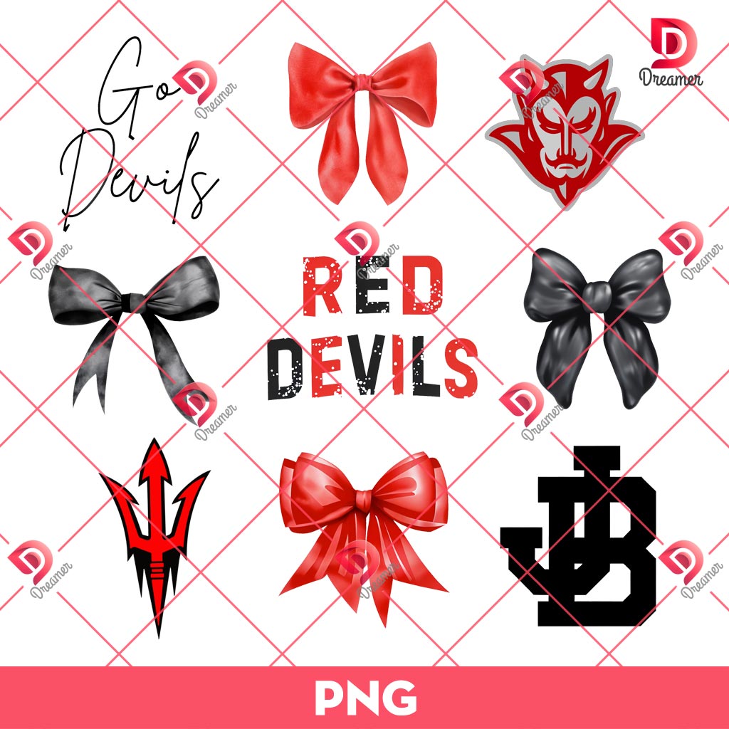 Go Devils PNG, Red Devils PNG