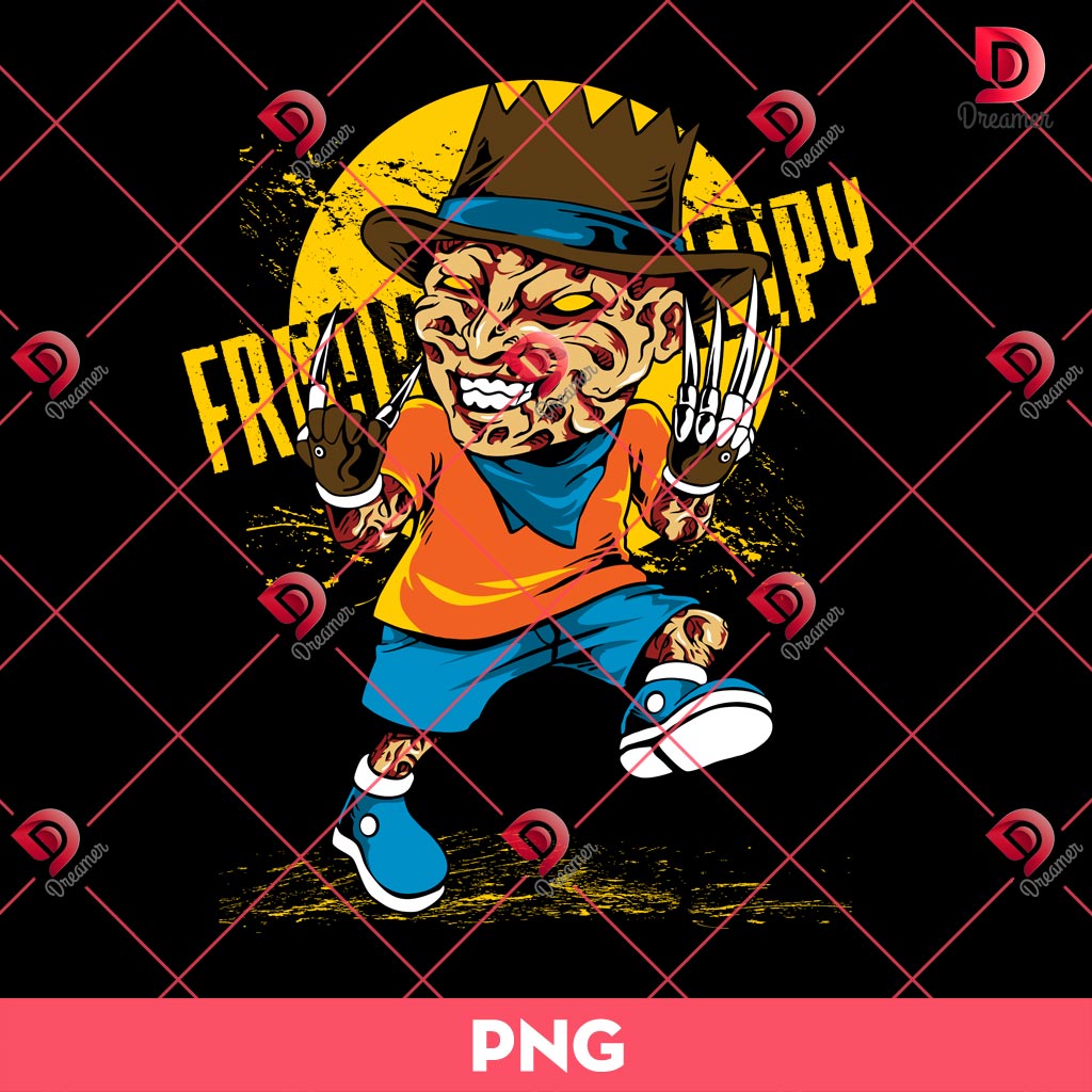Halloween Freddy Krueger PNG, Horror Characters Halloween PNG, Scary Movie Killers PNG