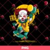 Halloween Pennywise PNG, Horror Characters Halloween PNG, Scary Movie Killers PNG