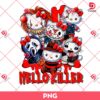 Hello Killer PNG, Horror Killers Hello Kitty PNG, Halloween Hello Killers PNG