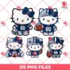 Hello Kitty Dallas Cowboys PNG, NFL Football Hello Kitty PNG