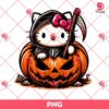 Hello Kitty Grim Reaper PNG, Hello Kitty Horror Pumpkin Halloween PNG