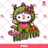 Hello Monster PNG, Hello Kitty Monster Halloween PNG