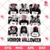 Horror Characters Halloween SVG PNG, Scary Movie Killers PNG SVG