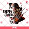 Horror Freddy Krueger Halloween PNG, One Two Freddy's Coming For You PNG
