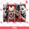 Horror Friends PNG, Scary Movie Killers PNG, Horror Characters Halloween PNG