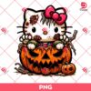 Horror Hello Kitty Zombie PNG, Hello Kitty Horror Pumpkin Halloween PNG