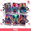 Horror Killers Cards PNG, Scary Movie Characters Halloween PNG, Horror Halloween PNG