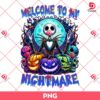 Jack Skellington Welcome To My Nightmare PNG, Jack Skellington Halloween PNG