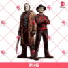 Jason Voorhees And Freddy Krueger PNG, Horror Friends Halloween PNG