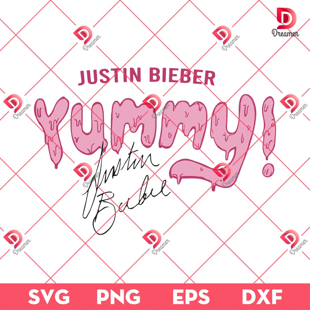 Justin Bieber Yummy Signature SVG EPS DXF PNG
