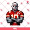 Kansas City Chiefs Jason Voorhees PNG, Horror Killer NFL Football PNG, Horror Character Halloween PNG