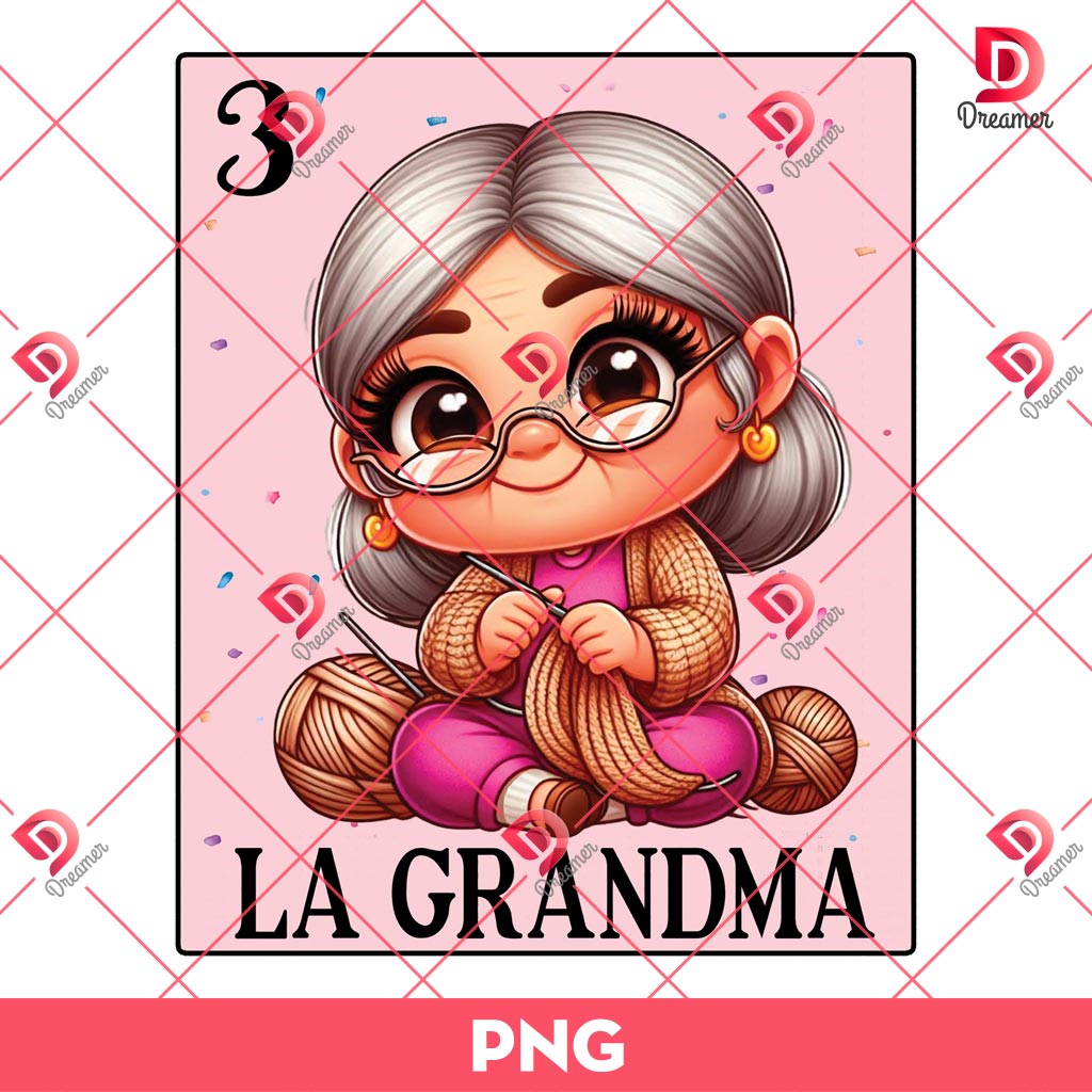 La Grandma Loteria PNG